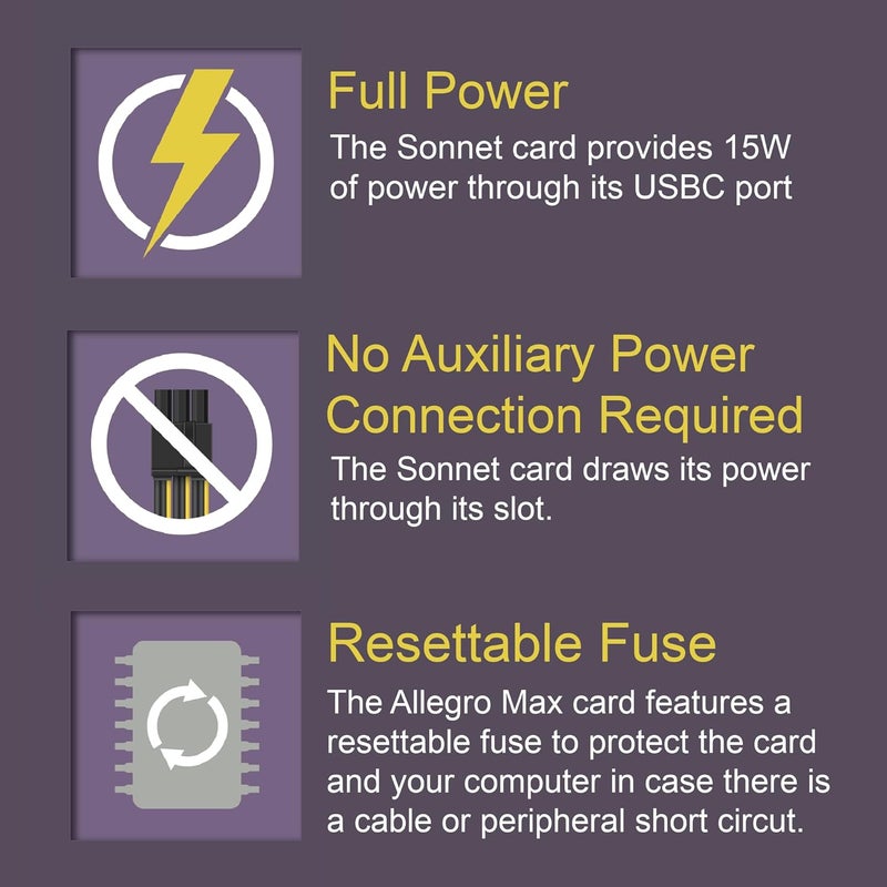 Sonnet Allegro Max USB-C 20Gbps PCIe Card - Image 4